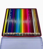 مداد رنگی 24 رنگ جعبه فلزی کوییلو - Image 2