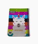 پک 2 عددی یادداشت آ6 + آرمان 50 برگ دخترانه - Image 2